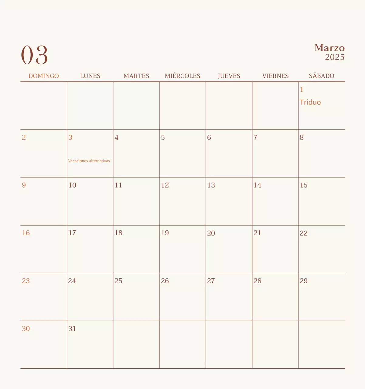 Promover Beige Vintage Cafe