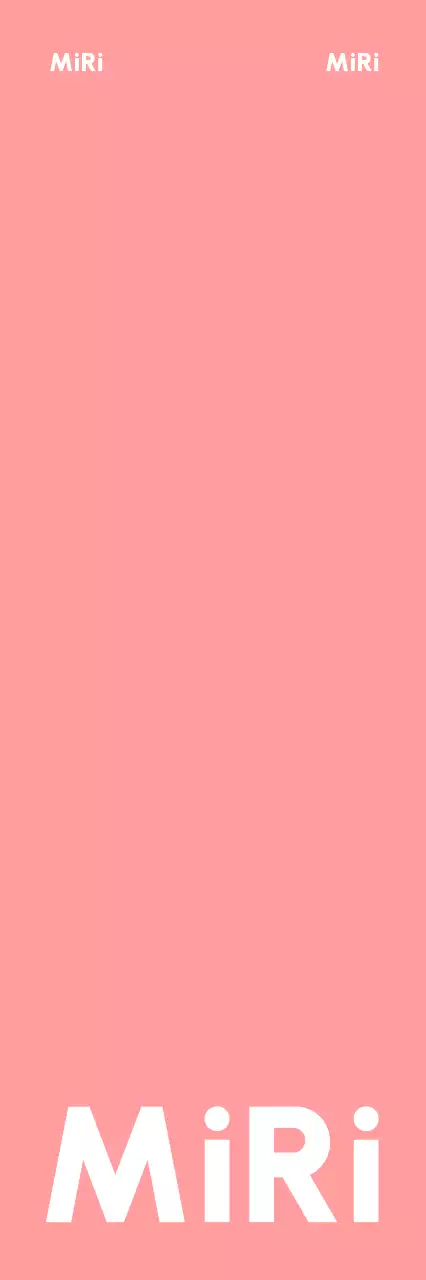 ピンクのミニマルなファッション広告