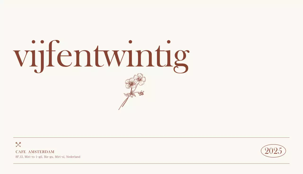 Promote Beige Vintage Café