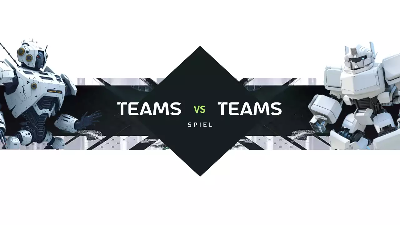 schwarzer futuristischer Roboter Gameplay-Ankündigung