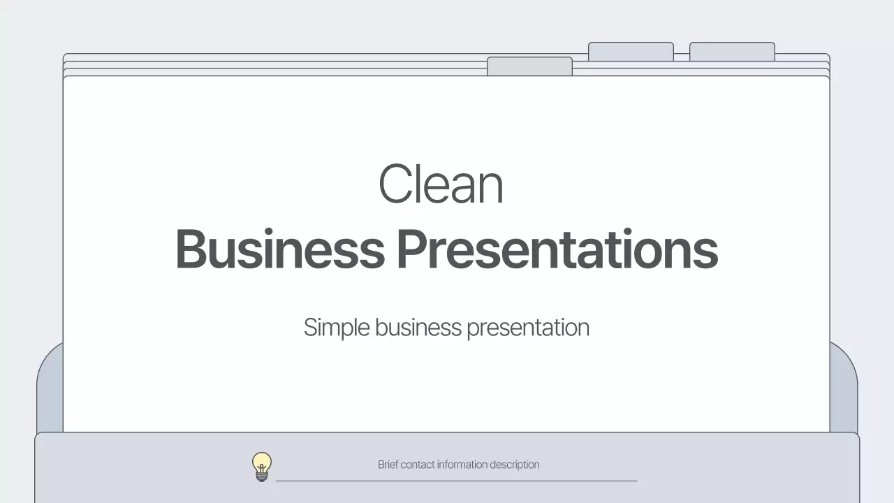 Grey Minimal Business Presentation