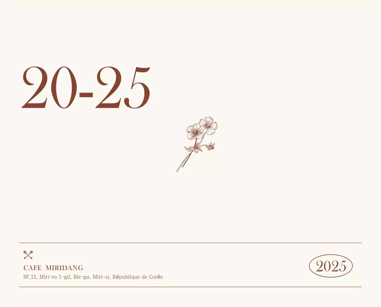 Promouvoir Beige Vintage Cafe