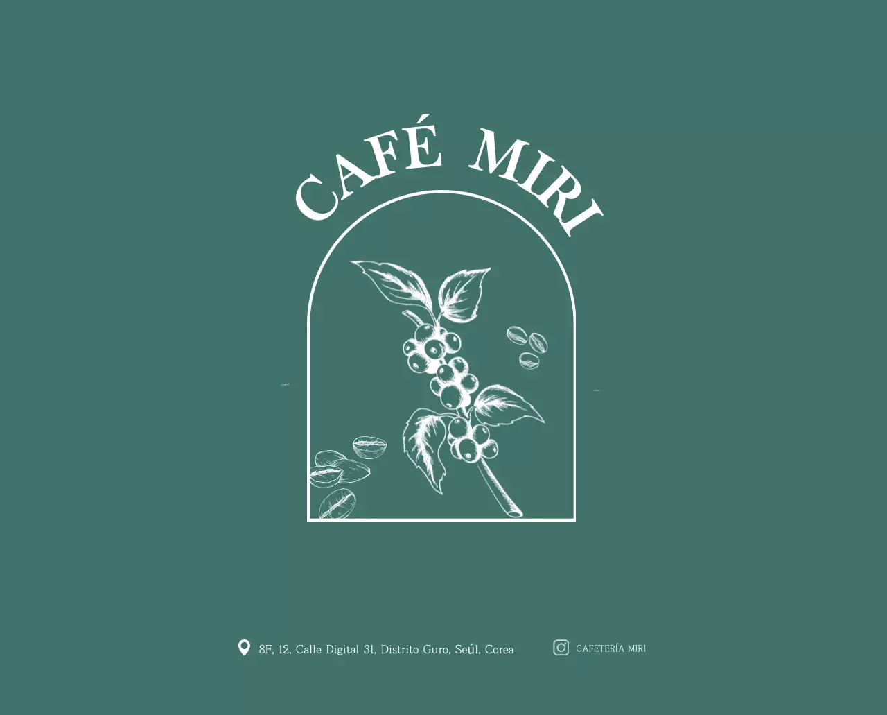 Un moderno calendario de cafeterías con recomendaciones para la bebida del mes