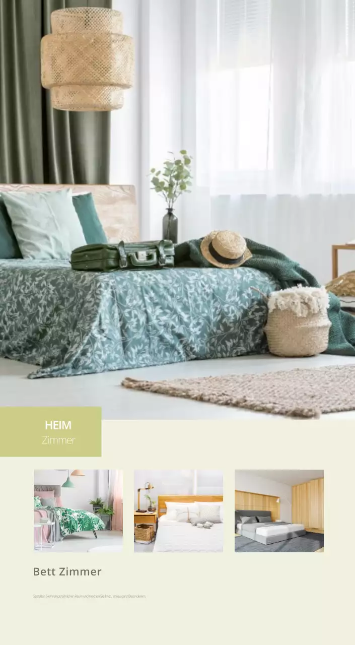 Beigefarbener minimalistischer Innenkalender