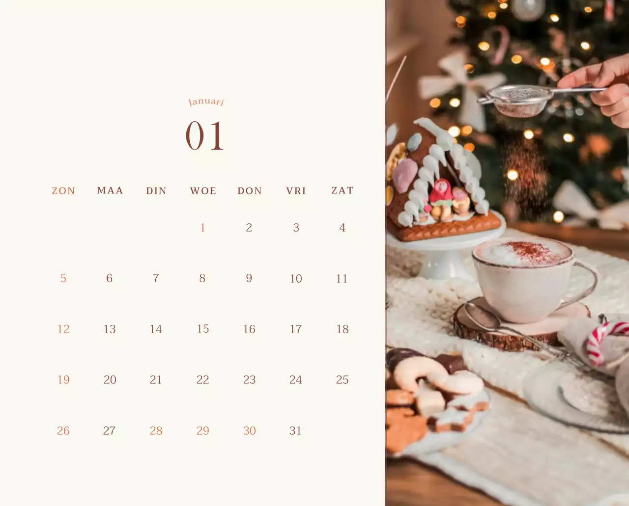 Promote Beige Vintage Café