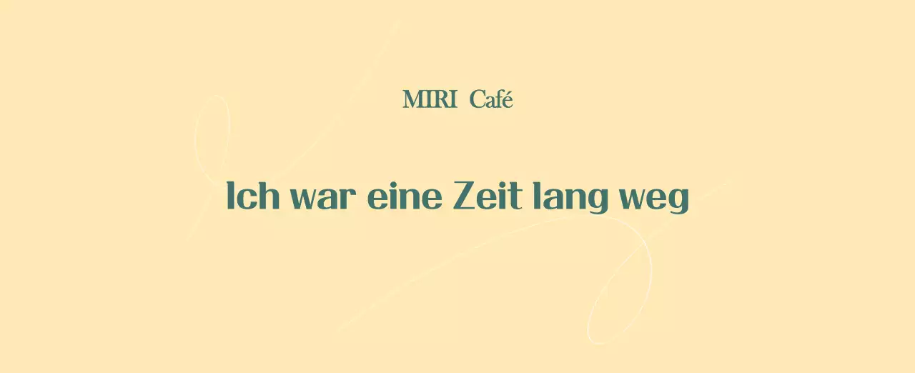 Ein moderner Café-Kalender mit Empfehlungen für das Getränk des Monats