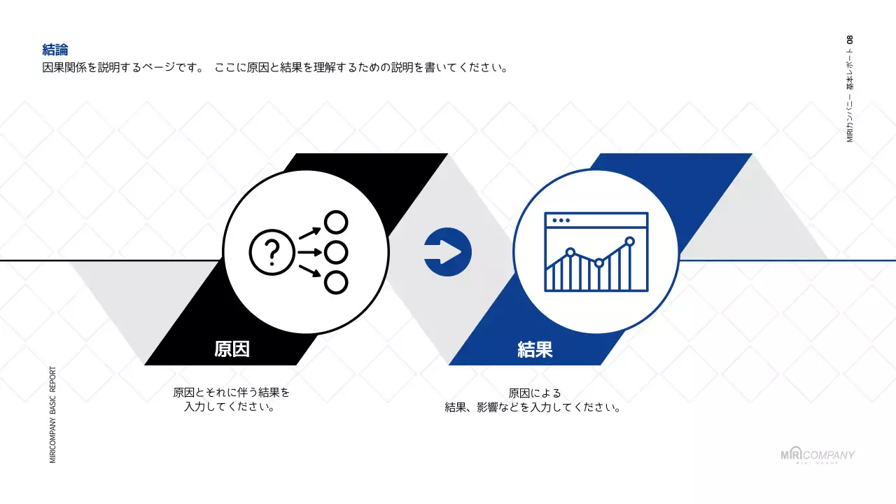 白 シンプル 企業 報告書 プレゼンテーション