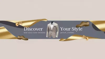 Beige Elegant Fashion Promotion YouTube Thumbnail