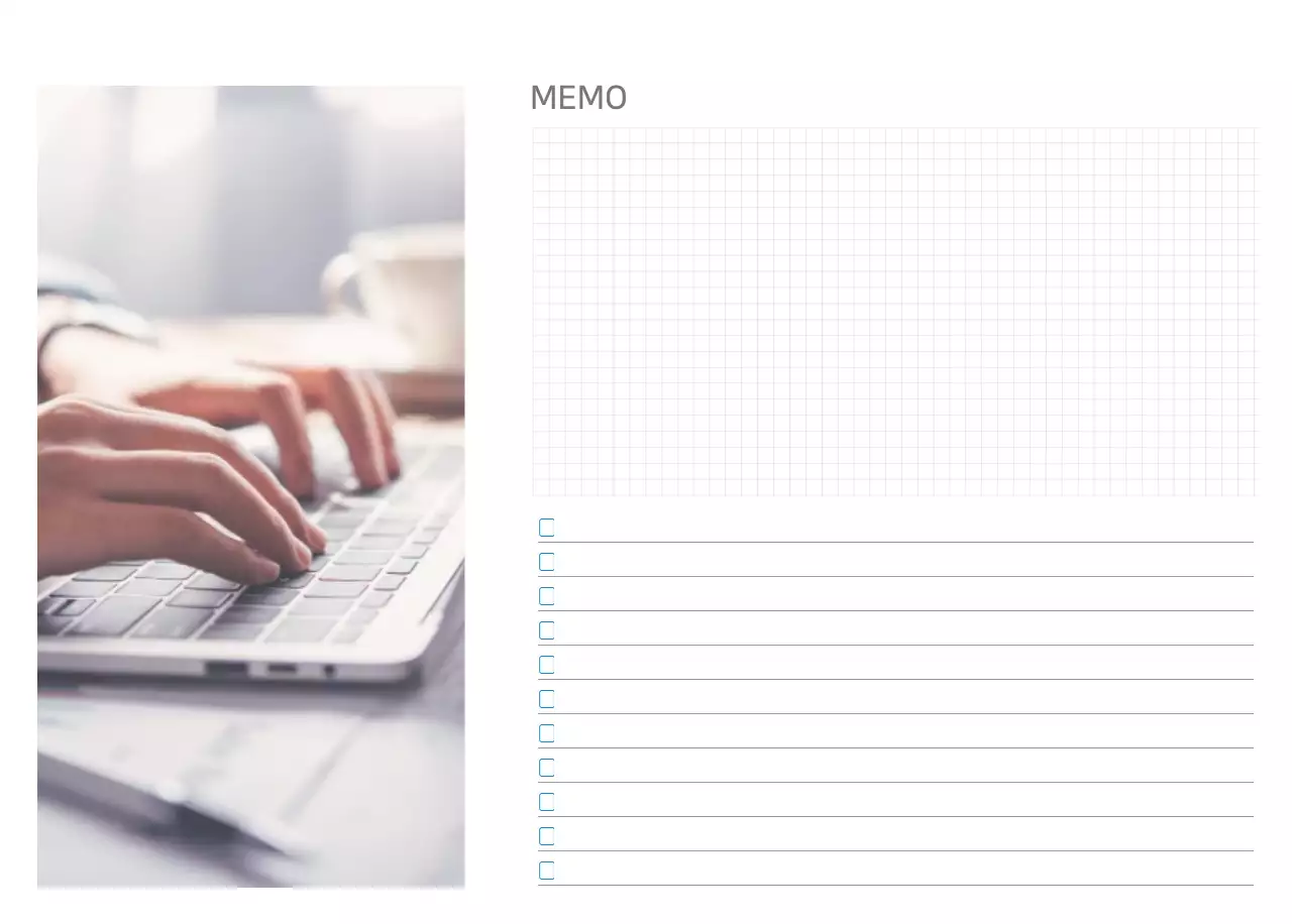 Calendrier minimaliste bleu Promotions d'entreprise