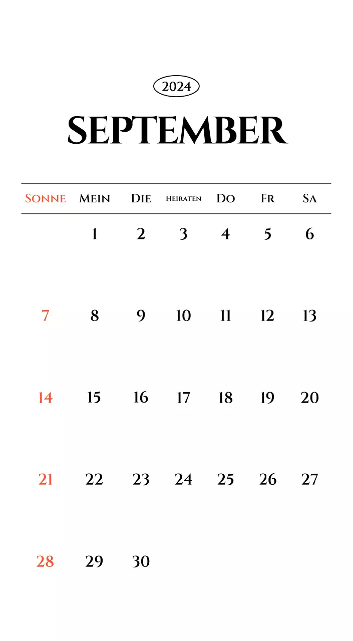 Einfacher Kalender mit schwarzer und weißer emotionaler Reisefotografie Konzept