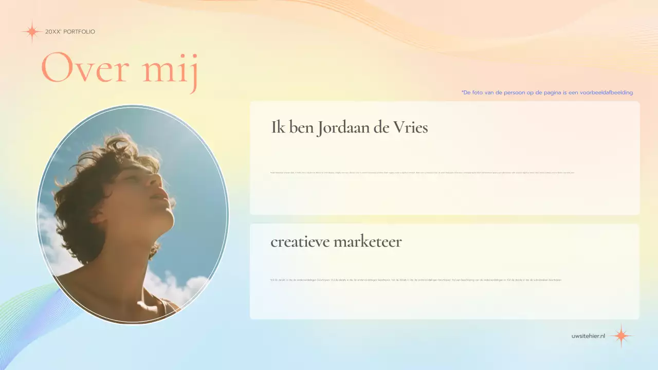 pastel elegante marketing portfolio