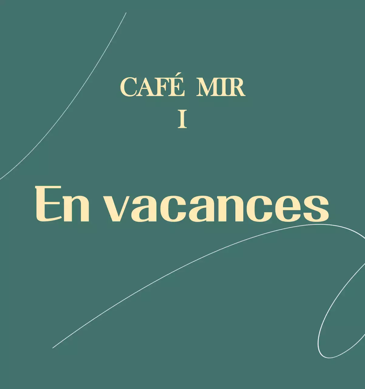 Un calendrier moderne pour les cafés avec des recommandations sur la boisson du mois.