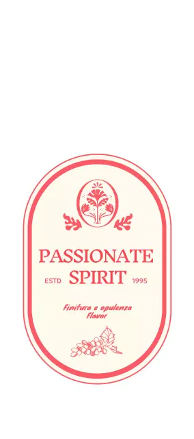 Logo rosso dal design vintage