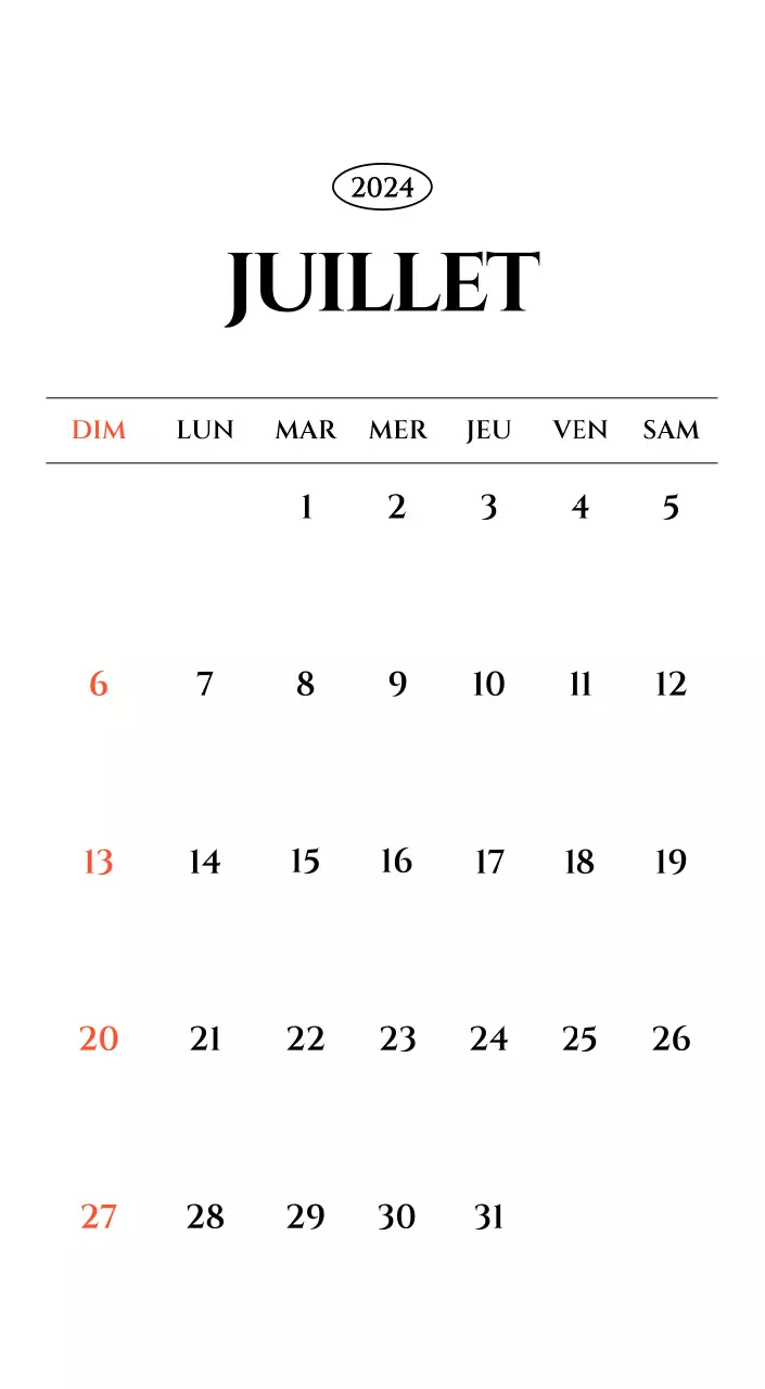 Calendrier simple avec un concept de photographie de voyage émotionnel en noir et blanc