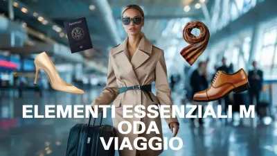 Guida di viaggio moderna in beige