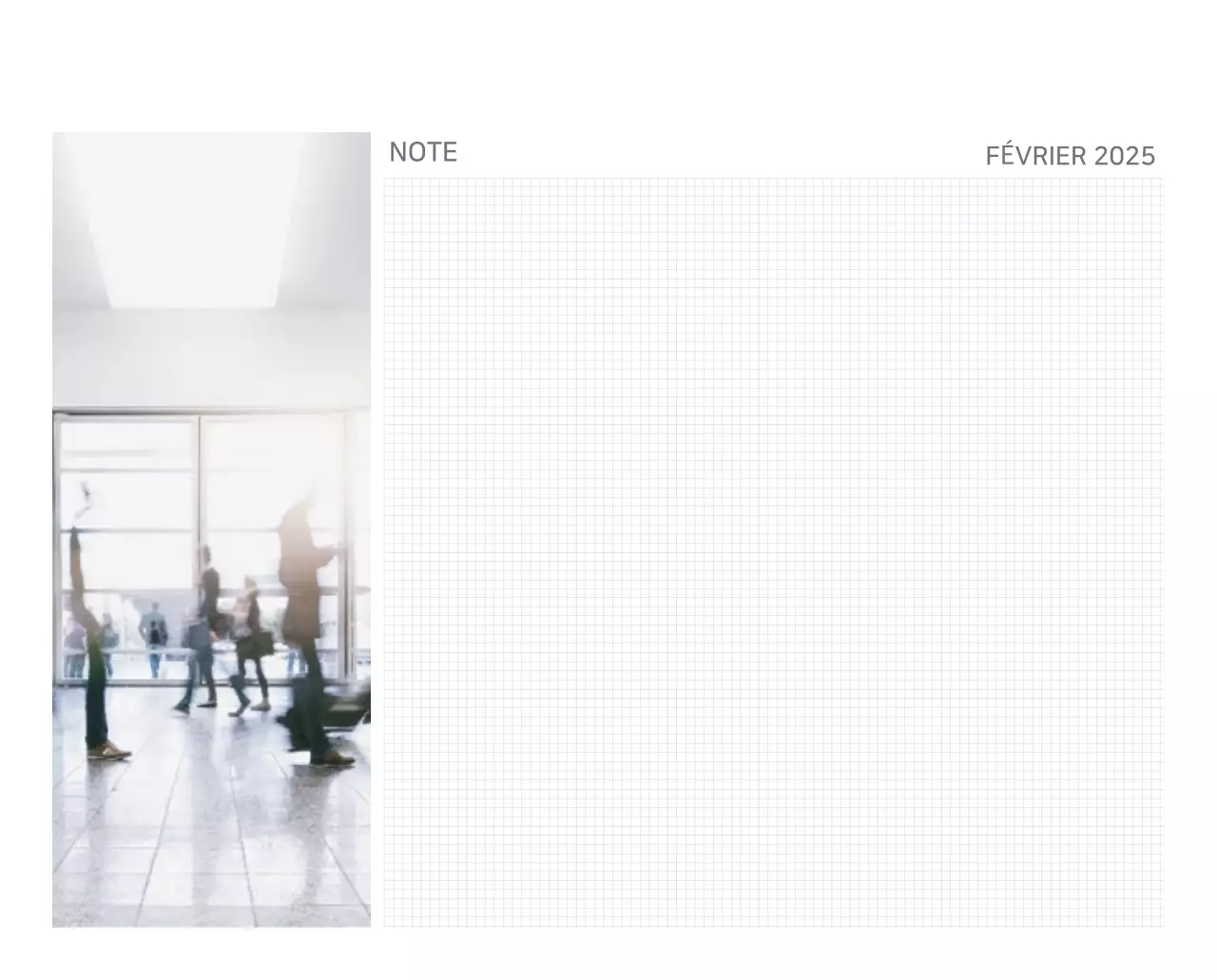 Calendrier moderne bleu Calendrier