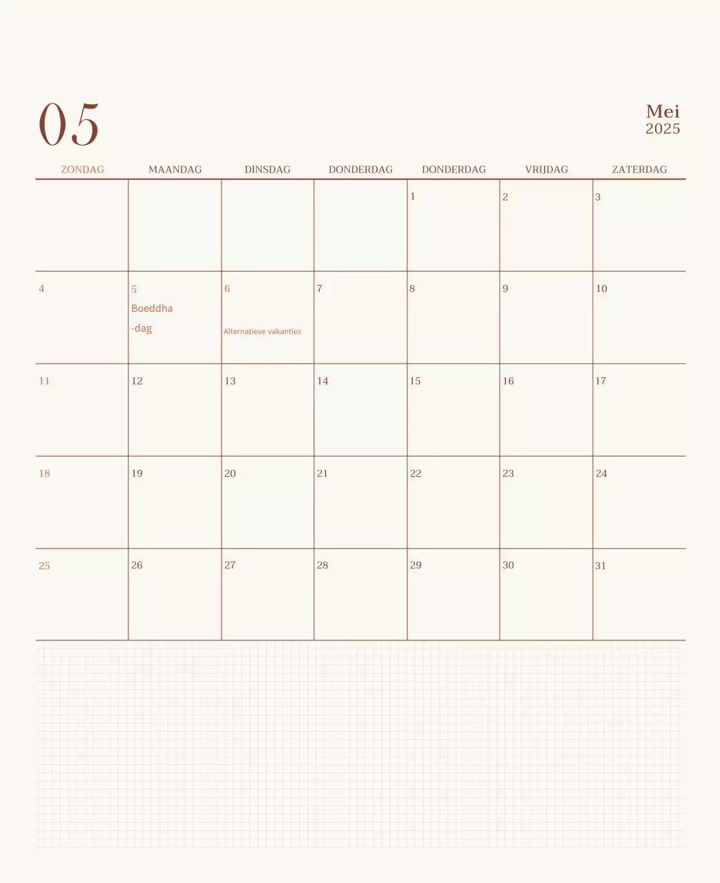 Promoot Beige Vintage Café