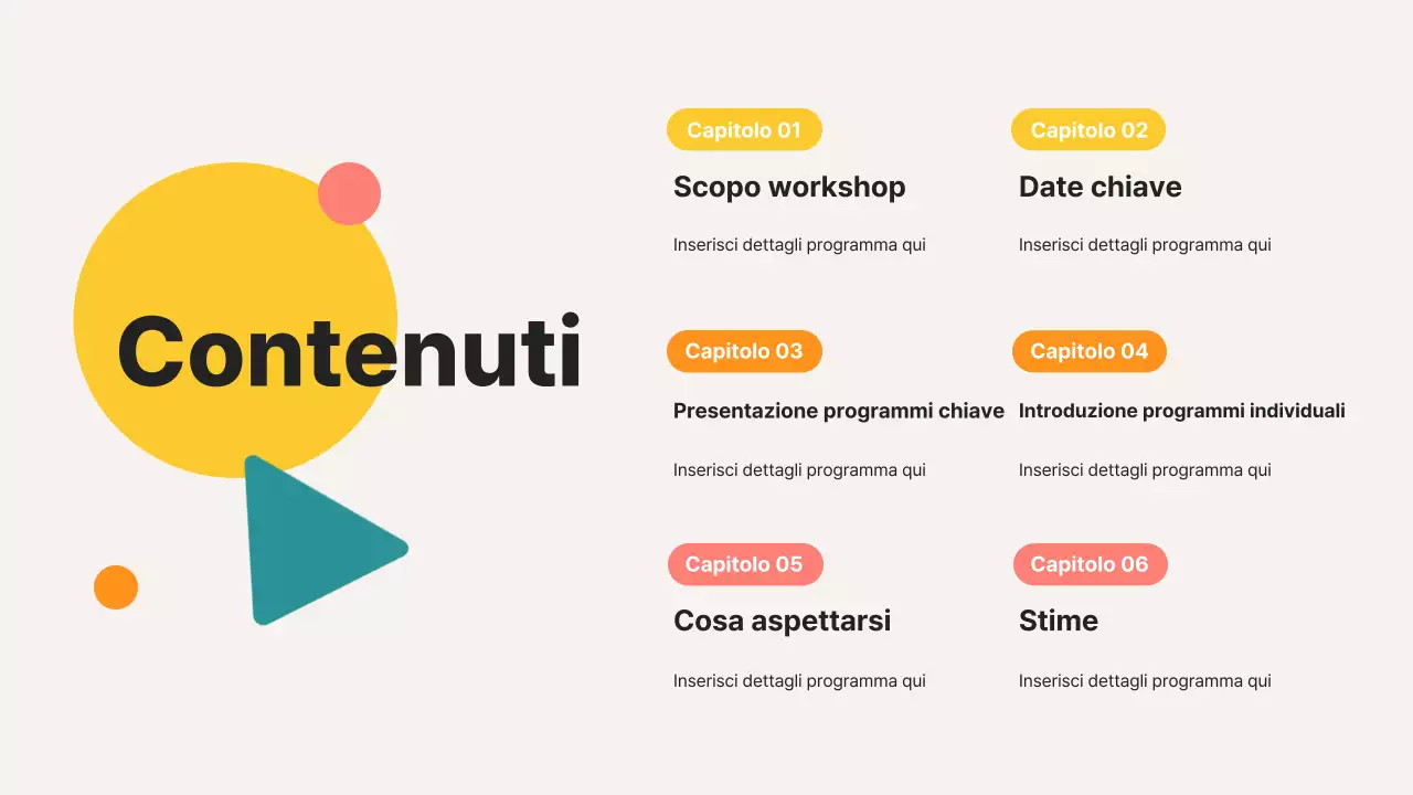 Beige Modern Chi siamo Descrizione