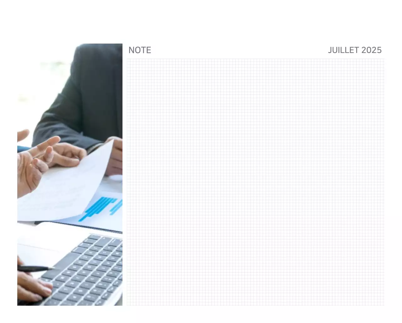 Calendrier moderne bleu Calendrier