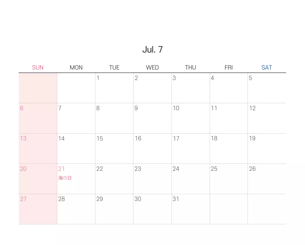 パステル調のすっきりとしたイラストの教会