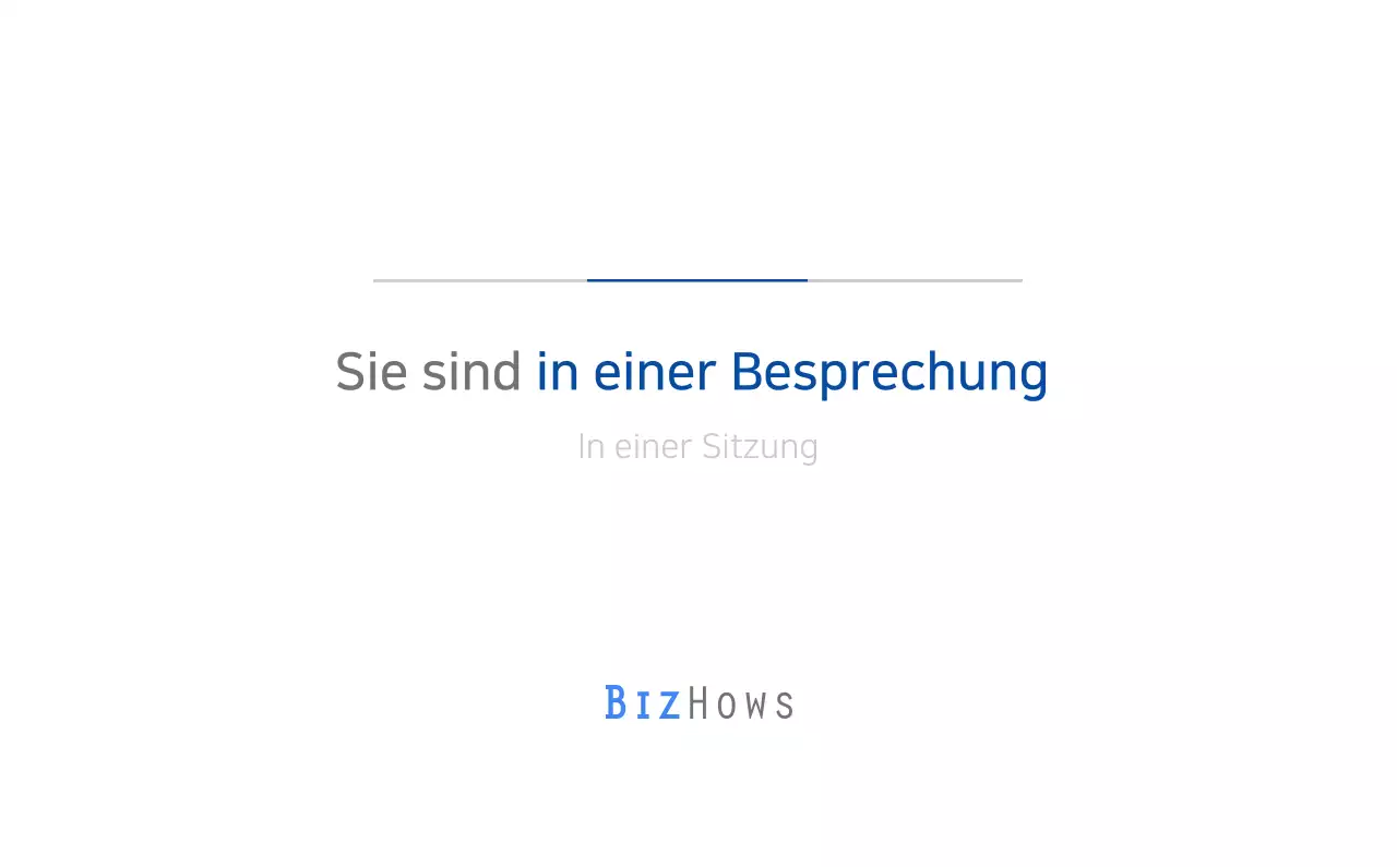 Blauer minimalistischer Kalender