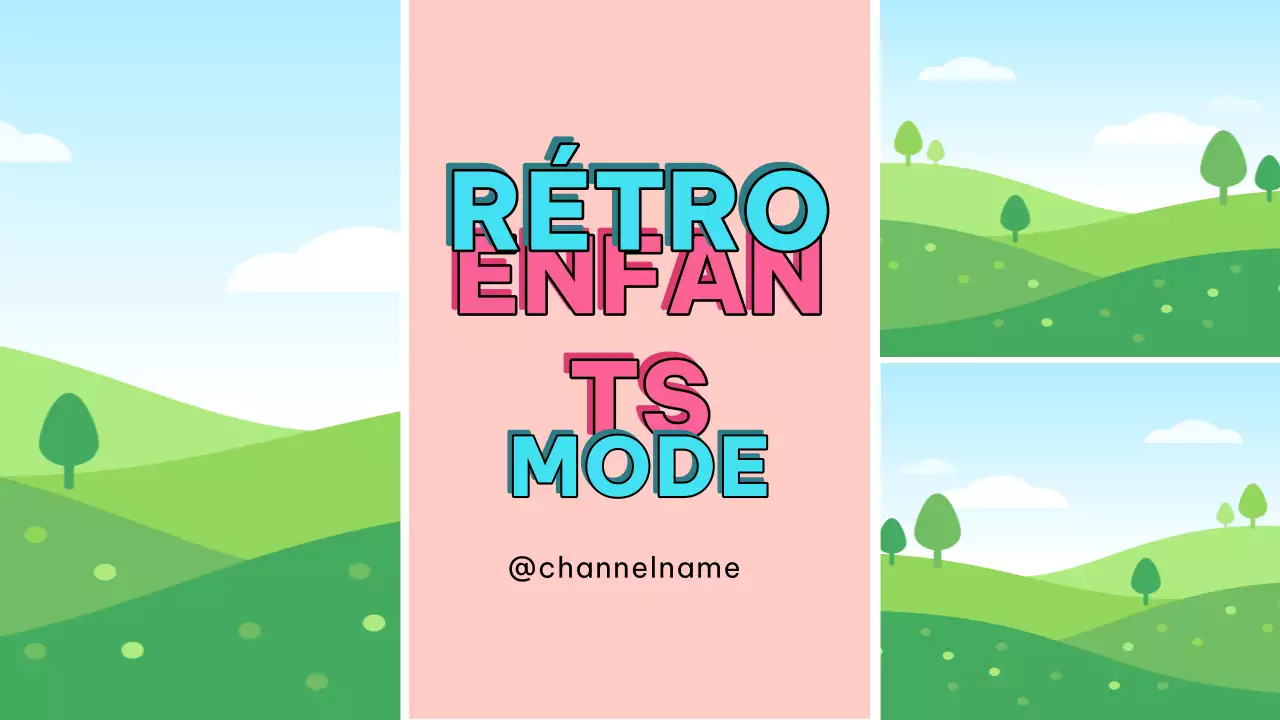 Pink Retro Kids Promotion