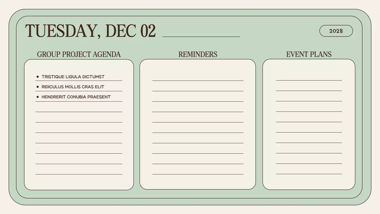 Sage Simple School Planner Presentation