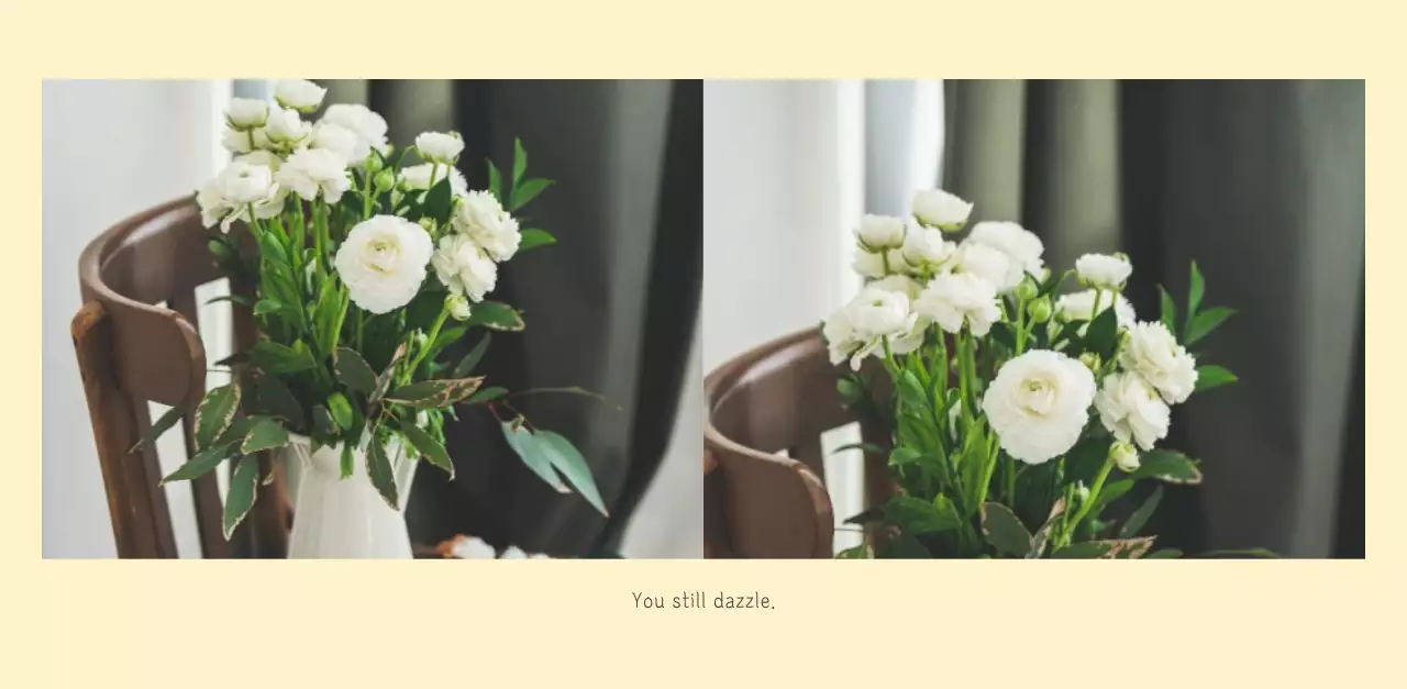 White clean botanical nature calendar