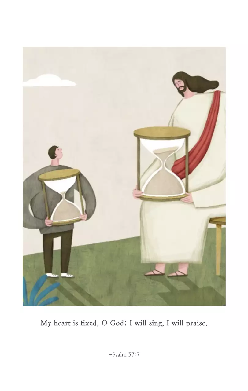 Ilustrasi gereja yang bersih dengan warna pastel