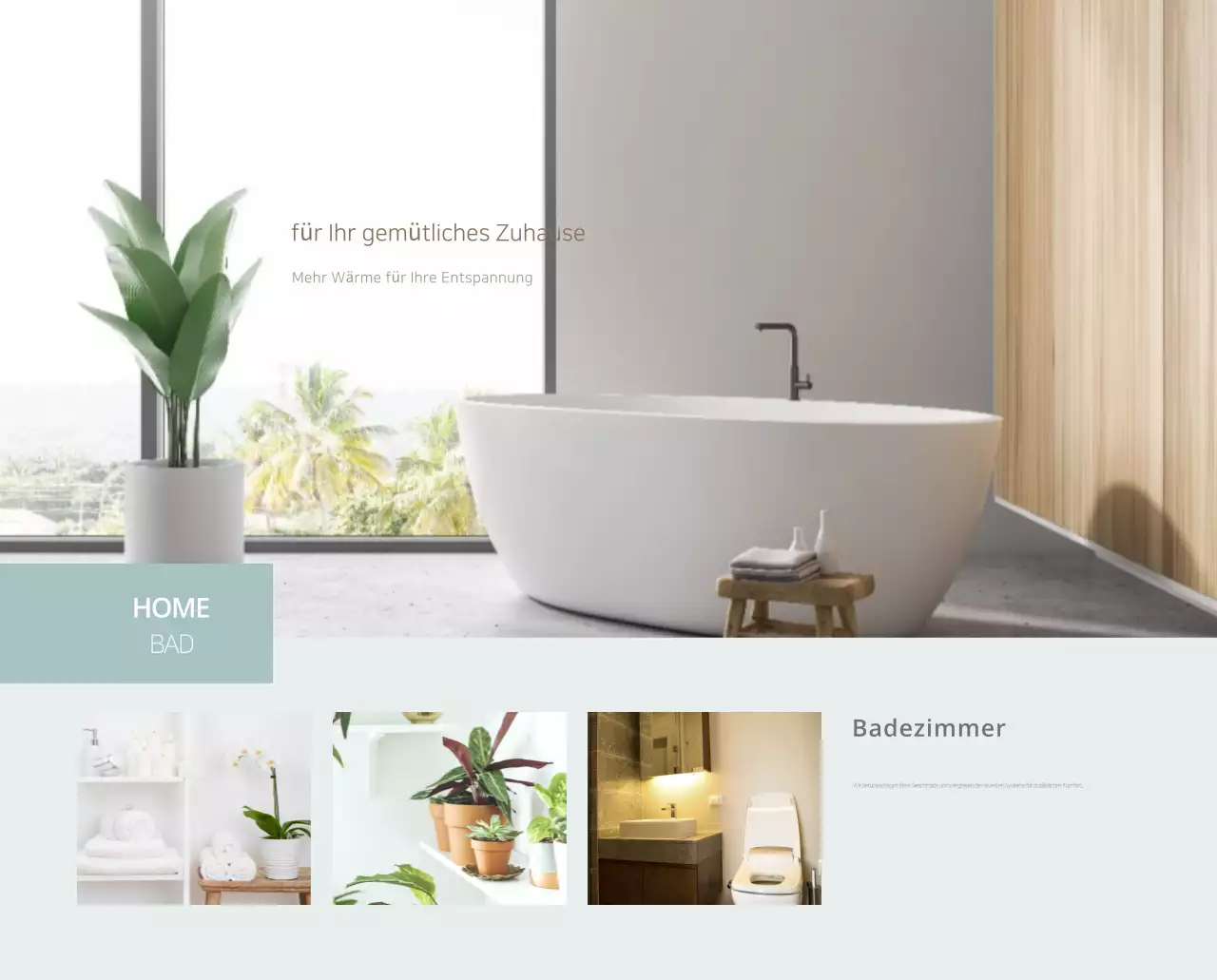 Beigefarbener minimalistischer Innenkalender