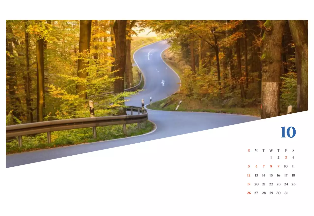 Kalender Rumah Sakit Modern Biru