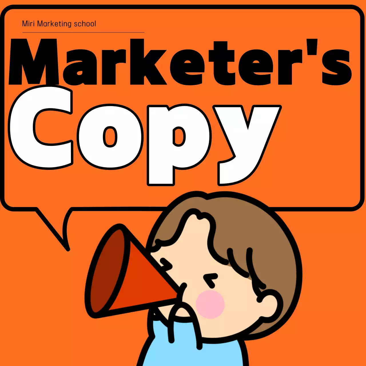 Panduan Pemasaran Komik Orange Posting Media Sosial