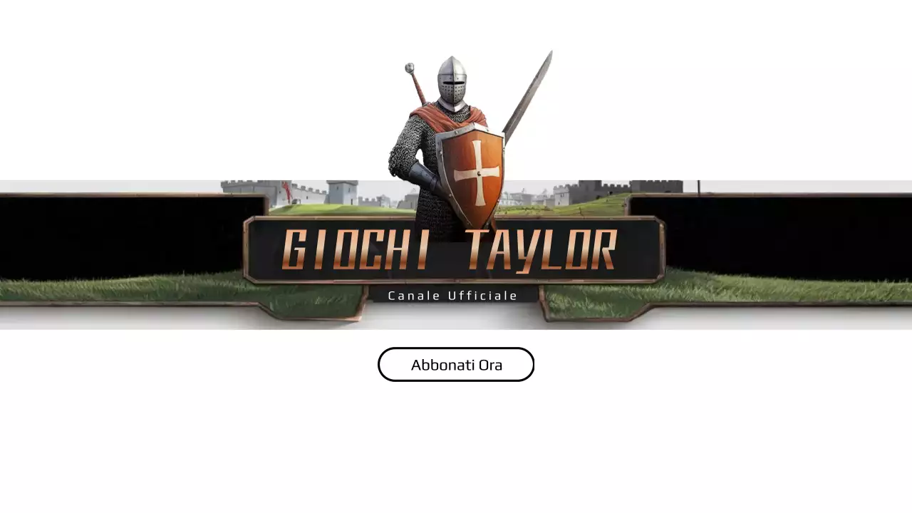 promozione di gioco medievale marrone