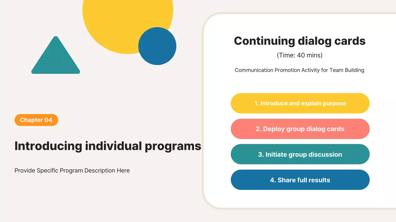 Apresentação da empresa Yellow Modern