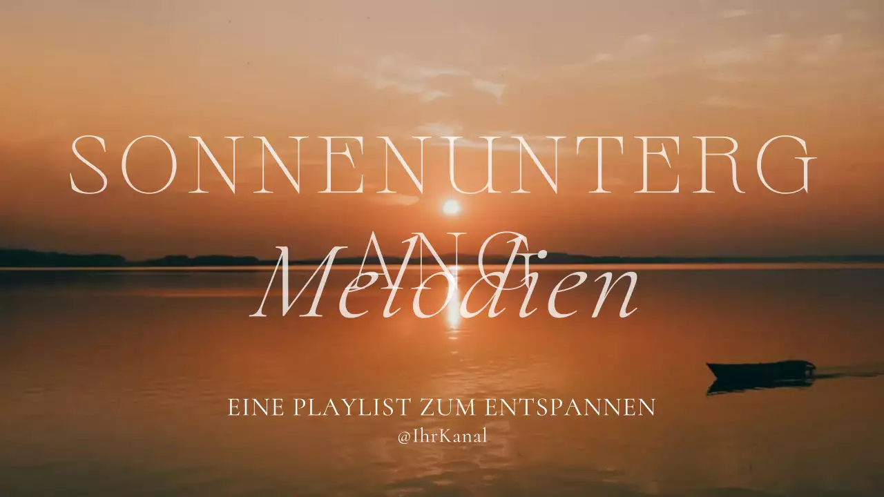 orange minimal playlist ankündigung