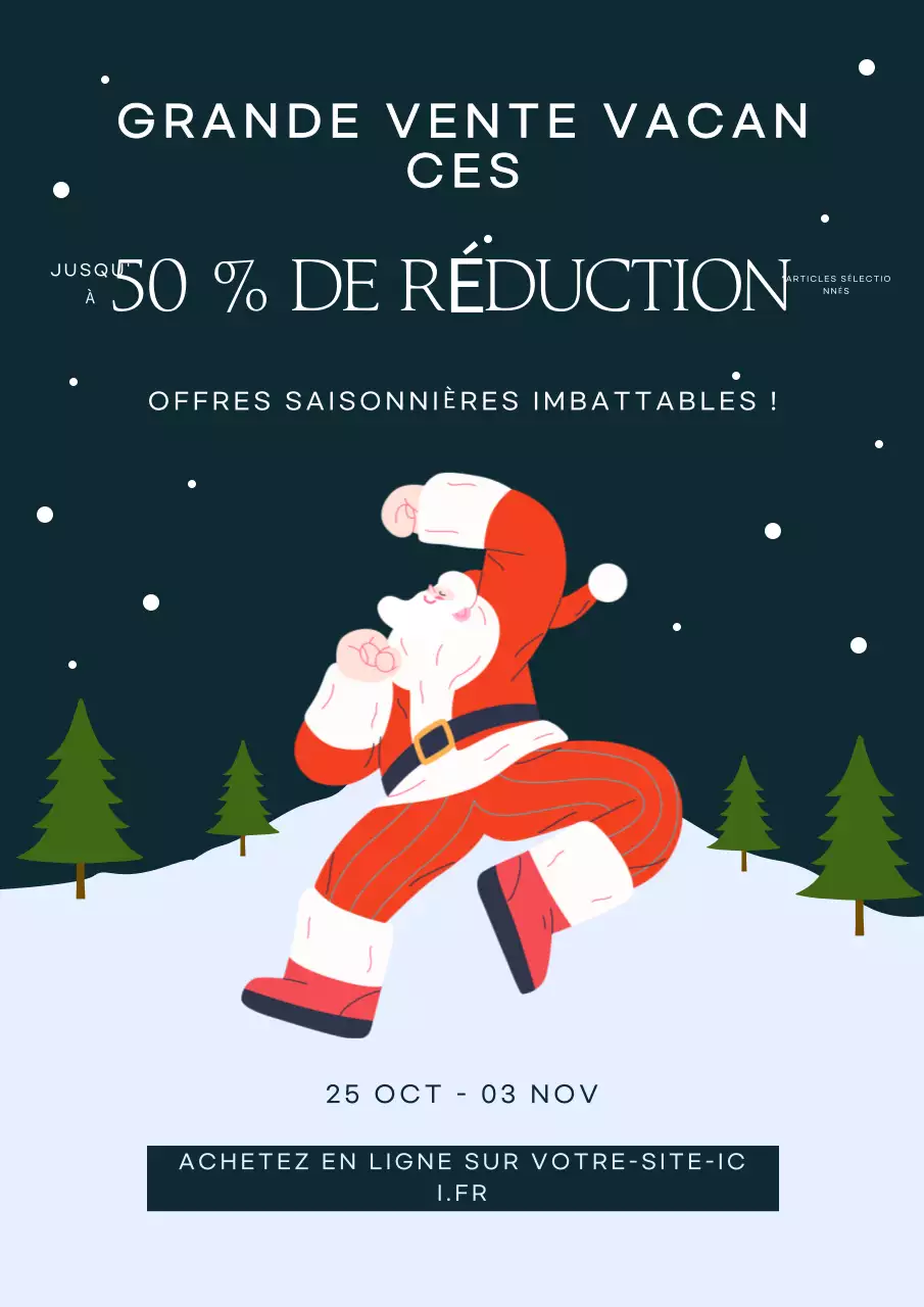 promotion de la marine pour les fêtes de fin d'année