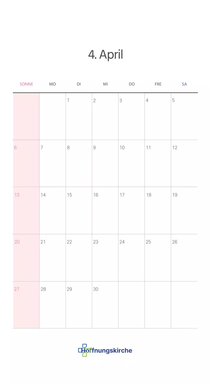 Pastell saubere Illustration Kirche