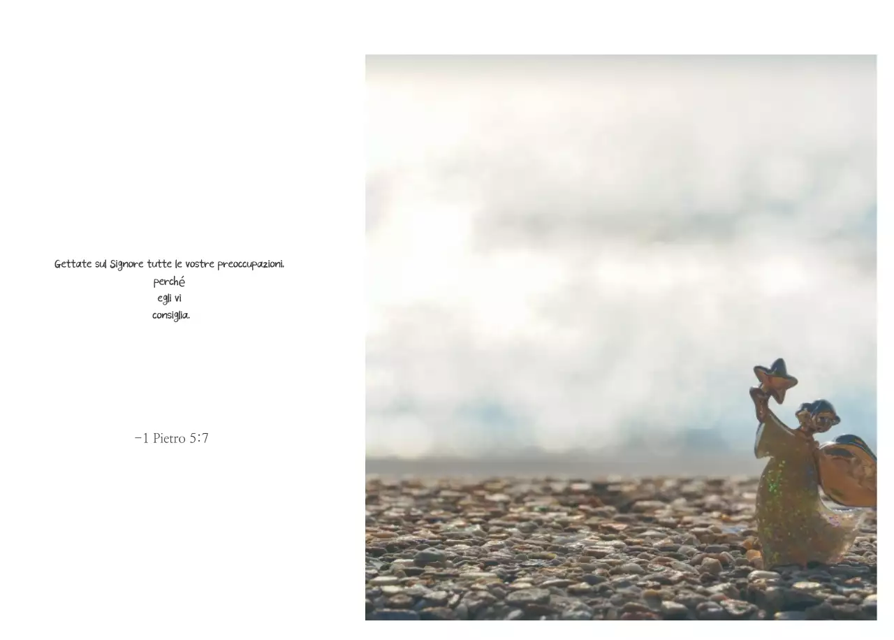 Promozione della chiesa biblica in calligrafia semplice