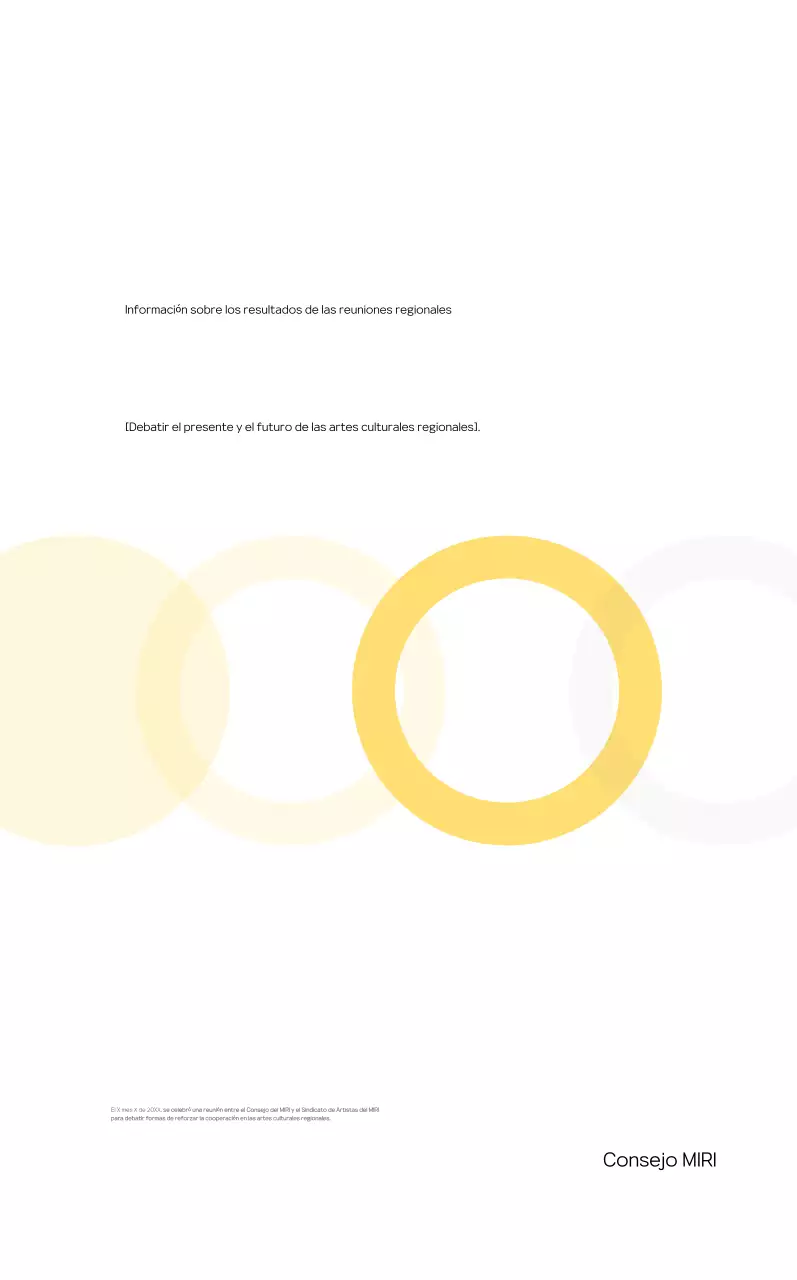 Anuncios de conferencias con formas sencillas