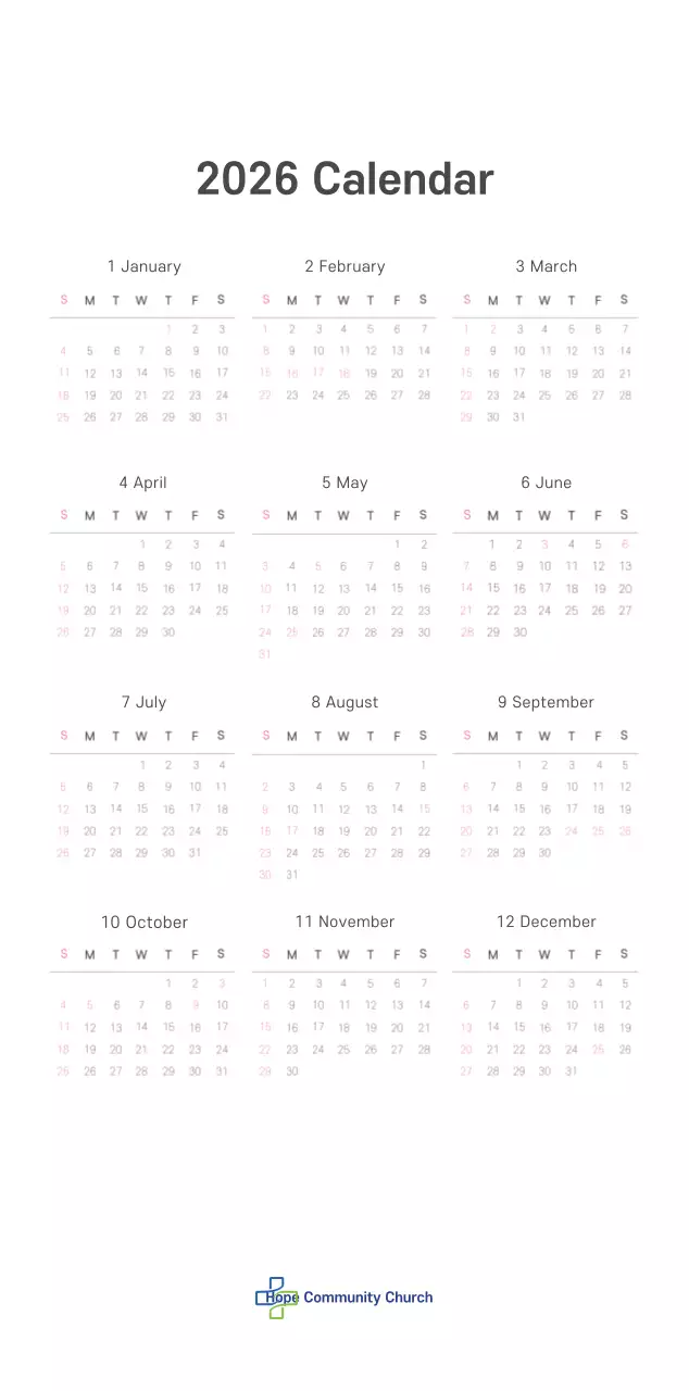 Ilustrasi gereja yang bersih dengan warna pastel