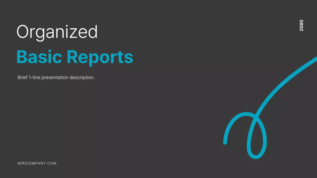Blue Minimalist Business Report Document Presentation