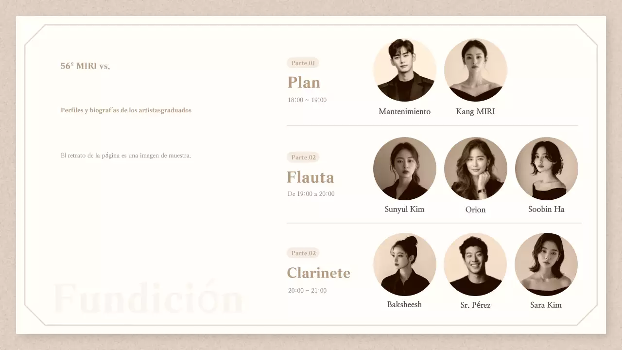 Guía de conciertos de Clásica Beige