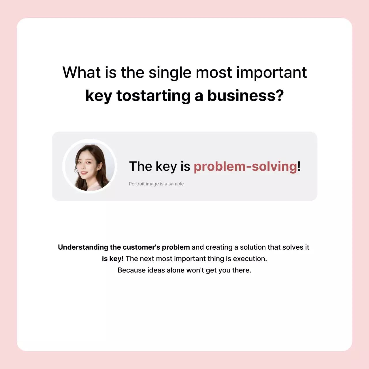 Guia de entrevista Pink Modern Instagram Carousel