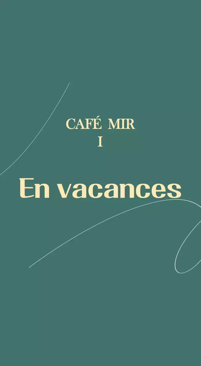 Un calendrier moderne pour les cafés avec des recommandations sur la boisson du mois.