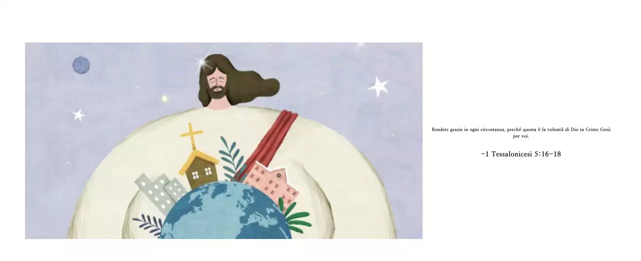 Chiesa illustrazione pulita pastello