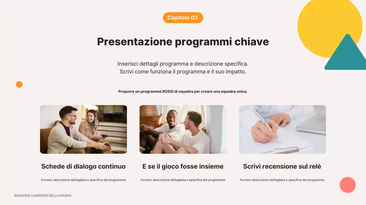 Beige Modern Chi siamo Descrizione