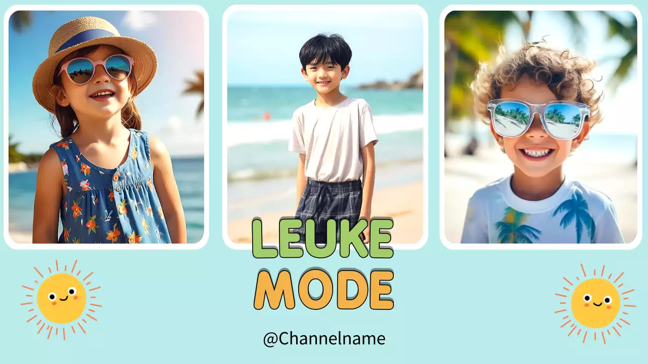 Kleurrijke Trendy Promotie voor Kinderen