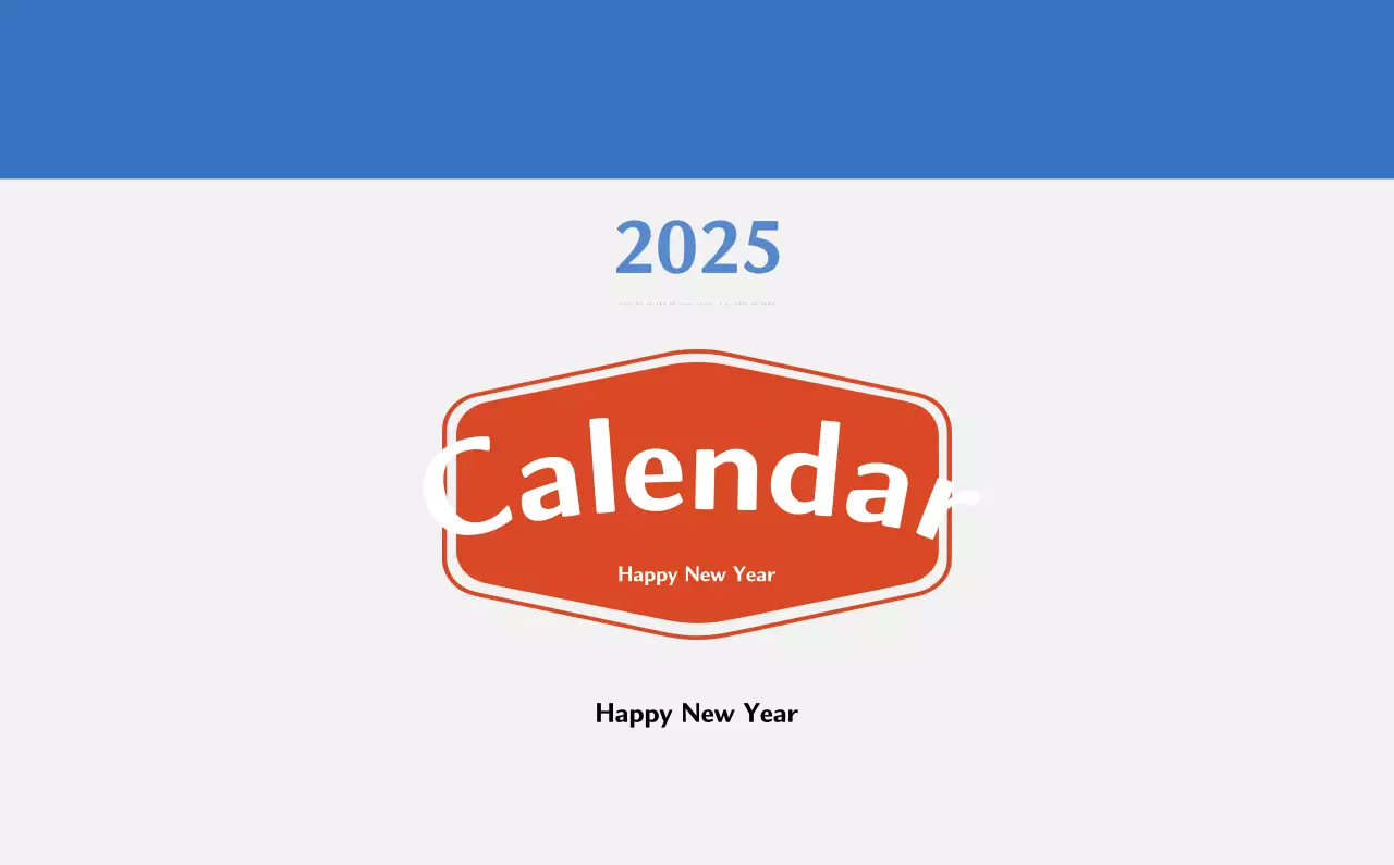 Retro concept nostalgia calendar in red