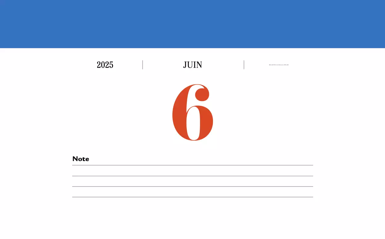 Calendrier de mémoire rétro en rouge