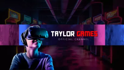 Neon Trendy Gaming Promotion YouTube Thumbnail